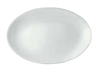 Tallerken Oval | Nobel Fine Bone Porcelæn – 35x23cm
