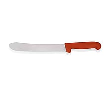 Slagterkniv, HACCP, Rød, Rustfrit stål, 25 cm