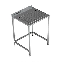 Combisteel – ARBEJDSBORD MED INTEGRERET DRÆNBAKKE 700X650