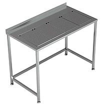 Combisteel – ARBEJDSBORD MED INTEGRERET DRÆNBAKKE 1200X650