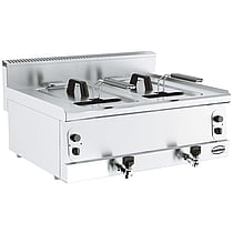 Combisteel – BASE 600 GASFRYER 2X10L **OPMÆRKSOMHED, 800MM BREDDE**