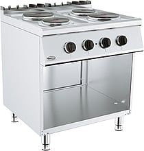Combisteel – BASE 700 ELEKTRISK KOMFUR 4 PL.