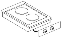Combisteel – EL. KOMFUR 2 PL.
