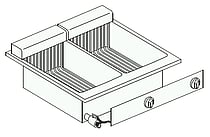 Combisteel – EL. FRITERER 2X10 L