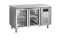 CK7210G Gastro Kølebord GN1/1 med 282L Kapacitet og Selvlukkende Glasdøre