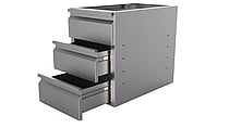 Combisteel – SKUFFESÆT 3 SKUFFEFOR BORD 700