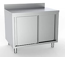 Combisteel – 700 ARBEJDSBORD SKYDEDØRE BAGKANT 1200