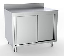 Combisteel – 700 ARBEJDSBORD SKYDEDØRE BAGSTØTTE 1600