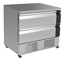 Combisteel – KØLE-/FRYSERDISK 2 SKUFFER 4X 1/1GN