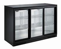 Combisteel – BACKBAR KØLER SORT 3 SKYD