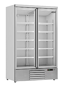 Combisteel – KØLESKAB 2 GLASDØRE JDE-1000R
