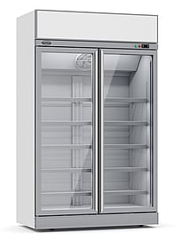Combisteel – KØLESKAB 2 GLASDØRE INS-1000R