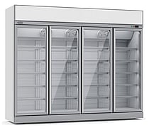 Combisteel – KØLESKAB 4 GLASDØRE INS-2060R *TRANSPORT PÅ FORESPØRGSEL*