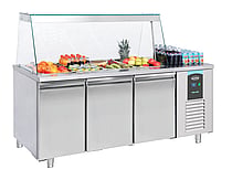 Combisteel – SALADETTE 3 DØRE 4x 1/1GN BEHOLDER