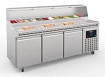 Combisteel – PIZZADISK MED 3 DØRE 13x 1/3GN BEHOLDER