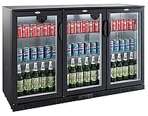 Combisteel – BACKBAR KØLER SORT 3 DØRE