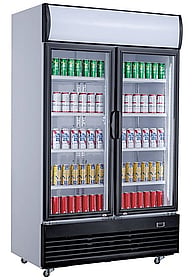 Combisteel – KØLESKAB 2 GLASDØRE 800L
