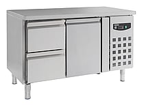 Combisteel – 700 KØLET BORD 1 DØR OG 2 SKUFFER
