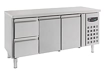 Combisteel – 700 KØLET BORD 2 DØRE OG 2 SKUFFER