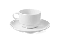 Cappuccino kop, Hendi, 0,23L, Ø90mm. Passer til underkop 799154.