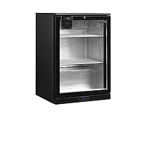 DB126H Professionelt Backbar Køleskab, 125L Kapacitet, Sort Finish