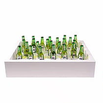 Crushed Ice Hvidt display 2/1GN, 76×62,3cm H16cm.