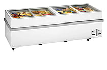 SSF250 Supermarkedsfryser med 805 liter og 4 glasskydelåger