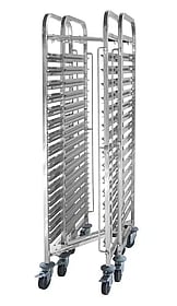 Kompakt opbevaringsvogn – 15 lag, 445x610x1710mm, 150kg kapacitet