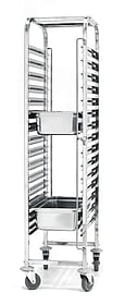 Indstiksvogn – 15 x GN 1/1, 440x610x(H)1710mm, med bremser, max belastning 150 kg
