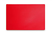 Skærebræt HACCP 450×300, rød, 450x300mm, begge sider glatte og anvendelige.