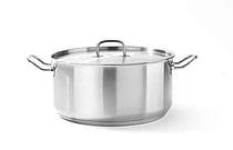 Lavt grydefad med låg, Kitchen Line, 12L, ø320x(H)150mm