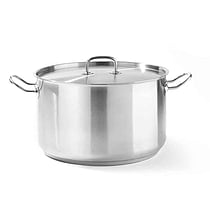 Mellemstørrelse gryde med låg, 15l, til alle komfurer, ø320x(h)190mm
