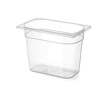 GN 1/4 Beholder i polypropylen, Profi Line, 5,5L, Transparent, 265x162x(H)200mm