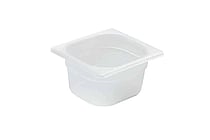 GN 1/6 Beholder i polypropylen, Profi Line, 1,6L, Transparent, 176x162x(H)100mm
