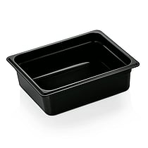 Gastrobakke, sort polycarbonat, 6,1 liter