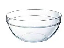 Stabelbar glasskål 6L
