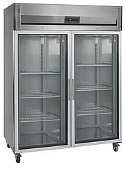 RK1420G Rustfrit Køleskab GN2/1 med 1325 liter kapacitet