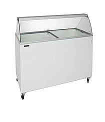 IC400SC-SO Isdisk med 350L nettovolumen og glasopsats