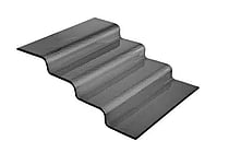 Vetro fire-trins sort glas buffettrappe, 400x350x(H)125mm