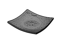 Vetro fingerfood firkantet sort glasfad, 80x80mm