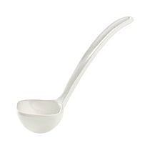 Hvid melamin sovseske 40ml, 180mm