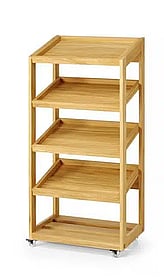Egetræ 4-niveau stativ 574x400x1197 mm