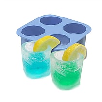 Silicone is shot glas maker, 4 hulrum, 122x122mm