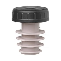 Stopper med cap – 6 stk., Bar up, Sort, 6 stk., oxmm