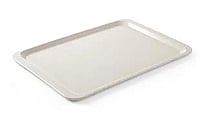 Nevada flad overfladebakke med flad kant, granit, 530x325mm