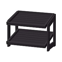 Stand (2-niveau) Madeira Sort 574x323x441 mm