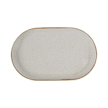 Sand oval fad, 320x200mm