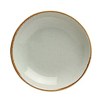 Askegrå coupe tallerken, 260mm