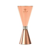 Slim Style jigger, kobber tallerken med rustfrit stål bånd, 2 oz., Barfly