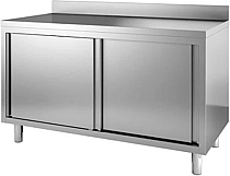 Combisteel – 700 ARBEJDSBORD SKYDEDØRE OPKANT 1000